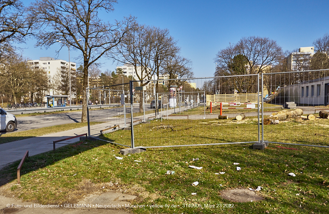 21.03.2022 - Baustelle am Haus für Kinder in Neuperlach